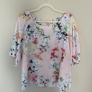 Club Monaco Floral Blouse